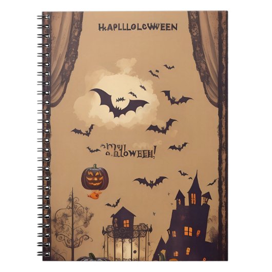 halloween notitieboek (Voorkant)