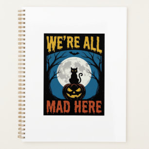 Halloween Nous étions tous fous ici Lune Chat Citr