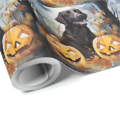 Halloween Nova Scotia met pompoenen eng Cadeaupapier (Rol Hoek)