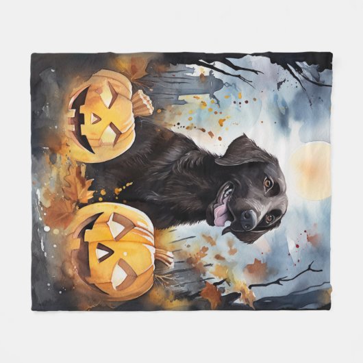Halloween Nova Scotia met pompoenen eng Fleece Deken