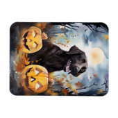 Halloween Nova Scotia met pompoenen eng Magneet (Horizontaal)