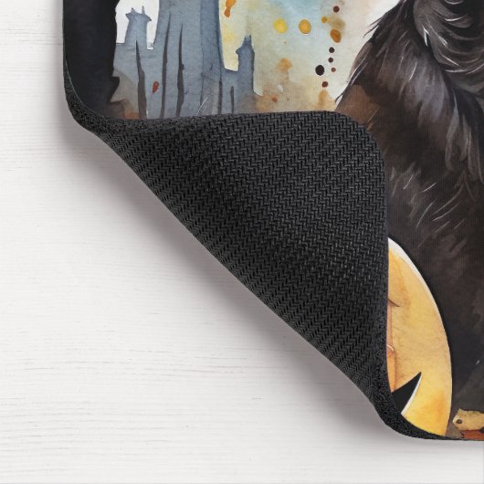 Halloween Nova Scotia met pompoenen eng Muismat (Hoek)