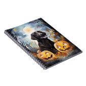 Halloween Nova Scotia met pompoenen eng Notitieboek (Rechterzijde)