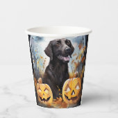 Halloween Nova Scotia met pompoenen eng Papieren Bekers (Voorkant)