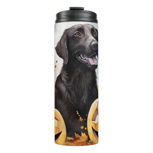 Halloween Nova Scotia met pompoenen eng Thermosbeker