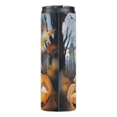 Halloween Nova Scotia met pompoenen eng Thermosbeker (Achterkant)