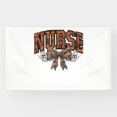 Halloween Nurse Coquette Bow Spooky Classic T-Shir Spandoek (Horizontaal)