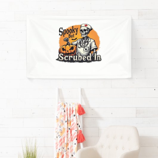 Halloween Nurse Design Oversized T-shirt Spandoek (Insitu)