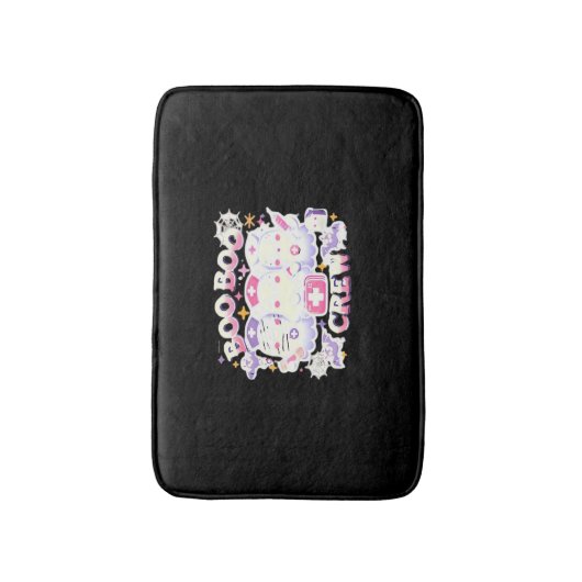 Halloween Nurse Ghost Squad Boo Boo Crew Funny Spo Badmat (Voorkant Verticaal)