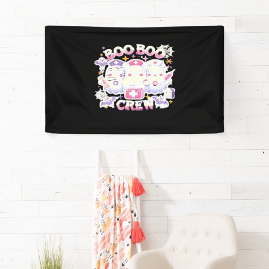 Halloween Nurse Ghost Squad Boo Boo Crew Funny Spo Spandoek (Insitu)
