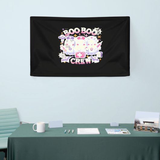 Halloween Nurse Ghost Squad Boo Boo Crew Funny Spo Spandoek (Beurs)