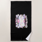 Halloween Nurse Ghost Squad Boo Boo Crew Funny Spo Strandlaken (Voorkant)