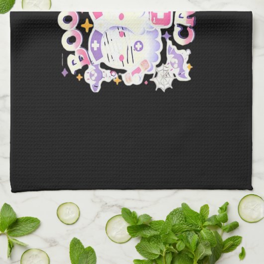 Halloween Nurse Ghost Squad Boo Boo Crew Funny Spo Theedoek (Gevouwen)