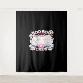 Halloween Nurse Ghost Squad Boo Boo Crew Funny Spo Wandkleed (Voorkant)