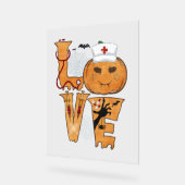 Halloween Nurse Gift Acryl Bord (Hoek)