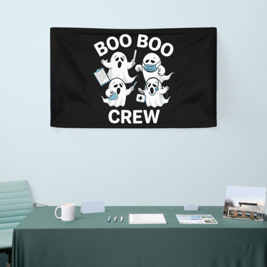 Halloween Nurse Gift Boo Boo Crew Nurse Spandoek (Beurs)