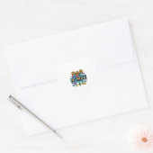 HALLOWEEN NURSE HART STICKER (Envelop)