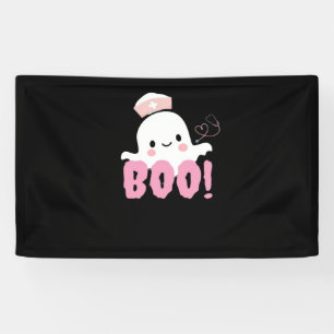 Halloween Nurse Shirten Vrouwen Boo! T-shirt Ghost Spandoek