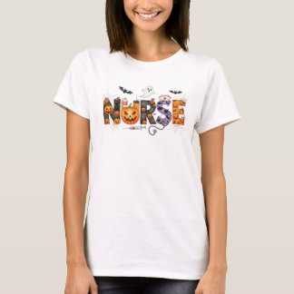 Halloween Nurse Spooky T-shirt