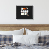 Halloween Nurses Boo Crew Classic T-shirt Canvas Afdruk (Insitu (Slaapkamer))