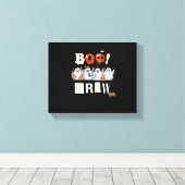 Halloween Nurses Boo Crew Classic T-shirt Canvas Afdruk (Insitu (Houten vloer))