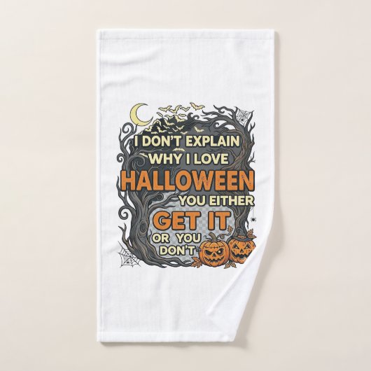 Halloween Obtenez Arbre Épouvantable Citrouilles C (Serviette à main)