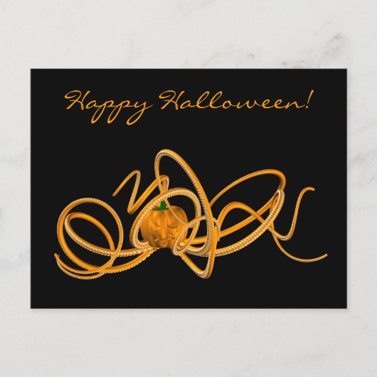 Halloween Octopus Briefkaart (Voorkant)