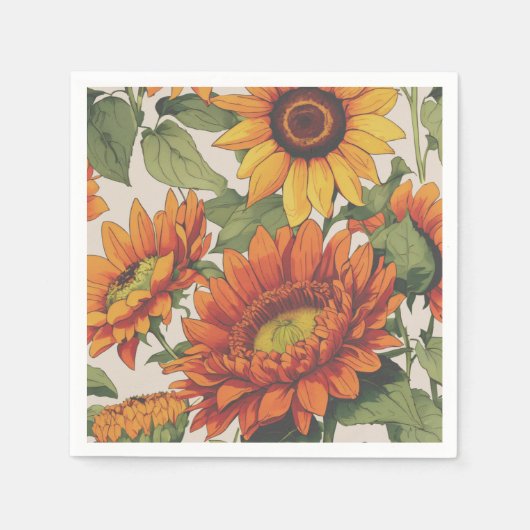 Halloween of Thanksgiving herfst servetten (Voorkant)