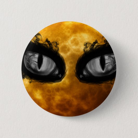Halloween ogen ronde button 5,7 cm (Voorkant)