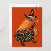  Halloween Old Witch Briefkaart (Voorkant / Achterkant)