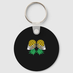 Halloween ondersteboven Zwingerskelet H Sleutelhanger