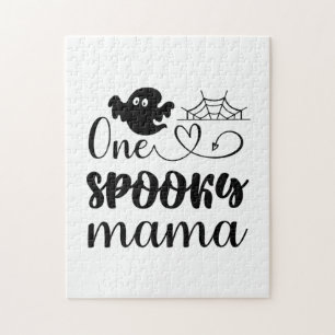 Halloween One Spooky Mama Birthday Legpuzzel