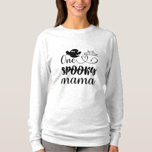 Halloween One Spooky Mama Birthday T-shirt