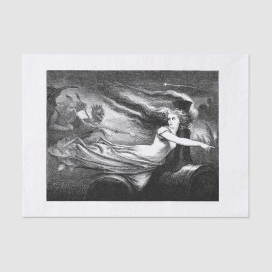 Halloween-ontkoppeling Tissuepapier (Voorkant)