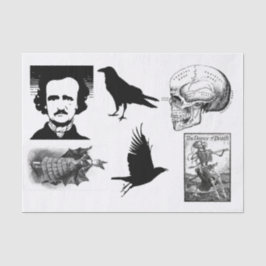 Halloween-ontkoppelingspagina-collectie Tissuepapier