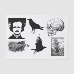 Halloween-ontkoppelingspagina-collectie Tissuepapier
