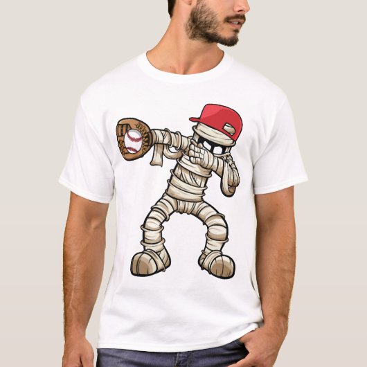 Halloween ontwerp voor honkbal liefhebbers t-shirt (Voorkant)