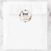 Halloween Onze Kleine Boo Verjaardagsfeest Sticker (Tas)