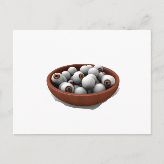 halloween oogbollen briefkaart (Voorkant)