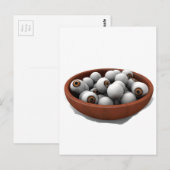 halloween oogbollen briefkaart (Voorkant / Achterkant)