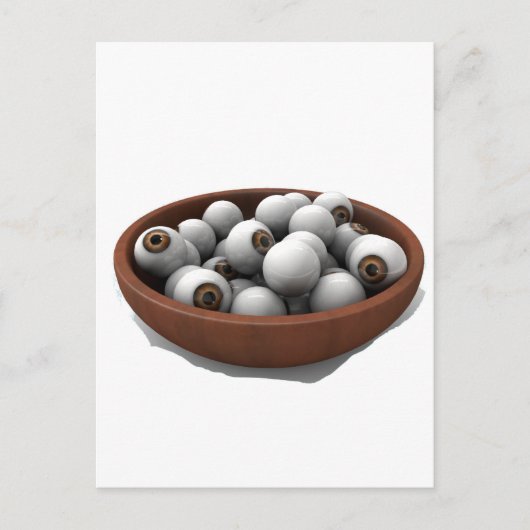 halloween oogbollen briefkaart (Voorkant)