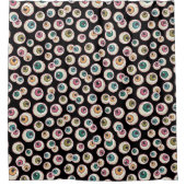 Halloween oogbollen douchegordijn (Voorkant)