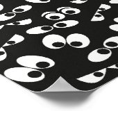 Halloween oogbollen poster (Hoek)