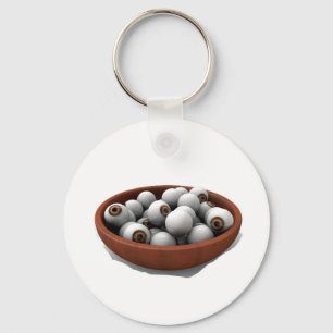 halloween oogbollen sleutelhanger