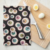 Halloween oogbollen theedoek (Quarter Fold)