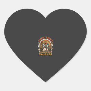 Halloween Oogst Na Donker Hart Sticker