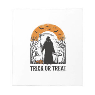 Halloween Oogster Trick Or Treat Vintage Griezelen Notitieblok