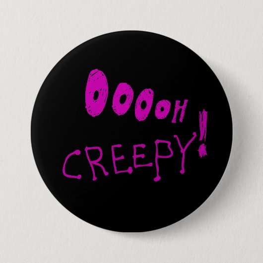 Halloween Ooooh Creepy! Button (Voorkant)