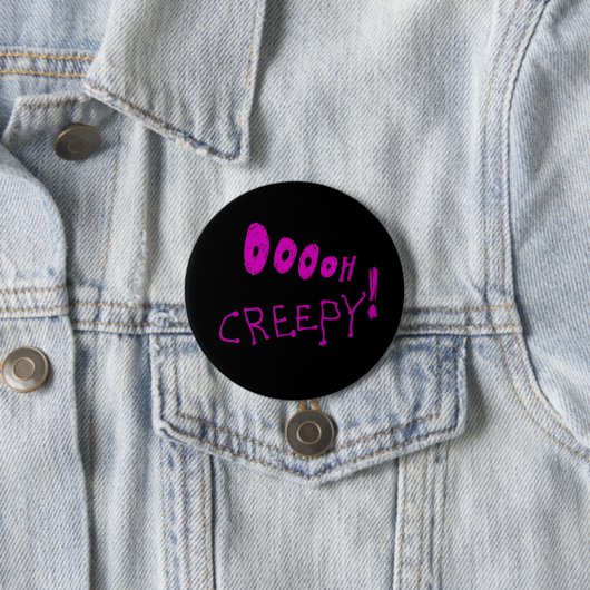 Halloween Ooooh Creepy! Button (In situ)