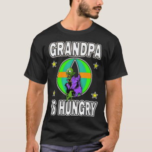 Halloween opa heeft een hongerige boeddha homorech t-shirt